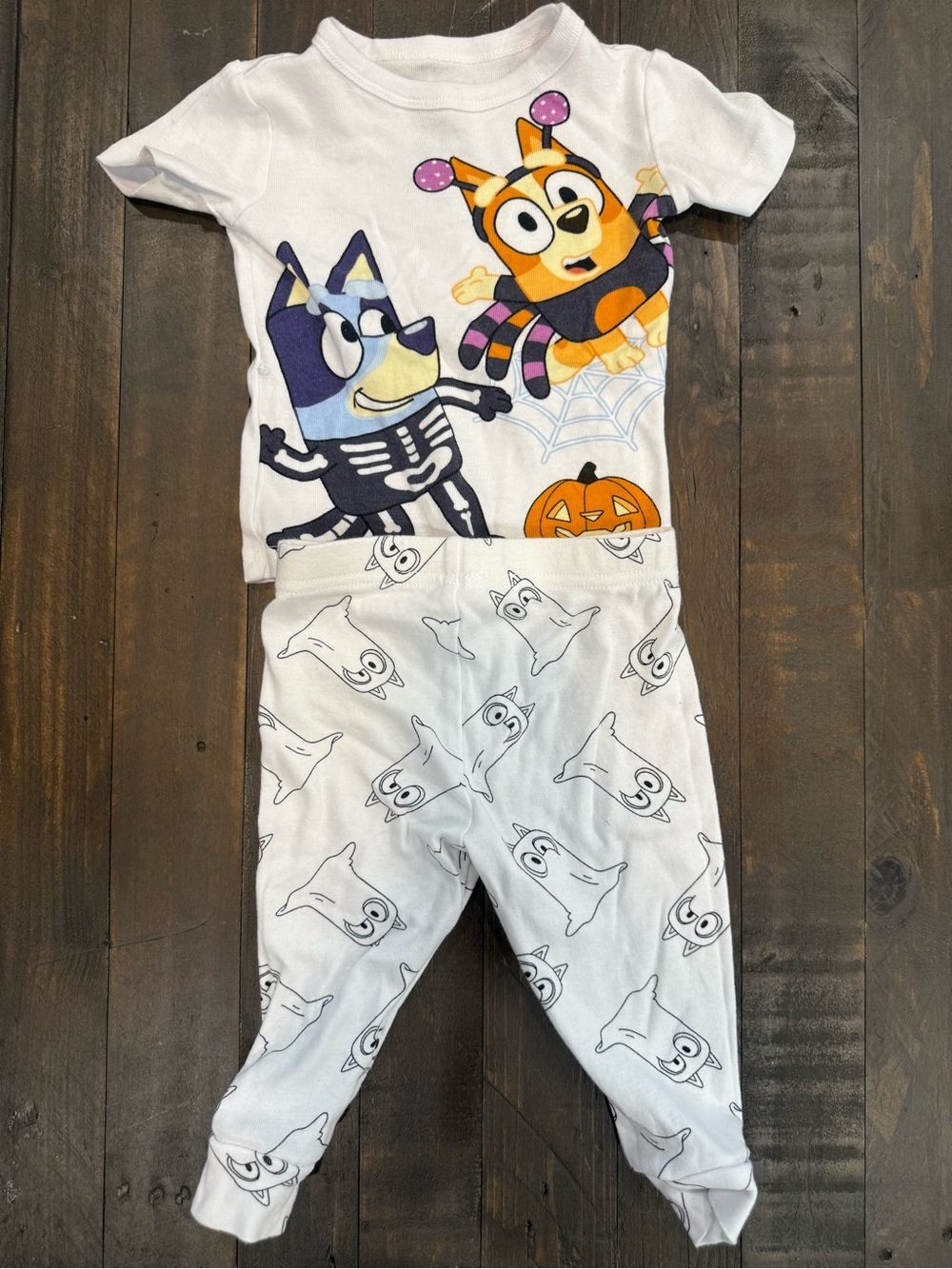 18 month Bluey Halloween Character Pajama Set
